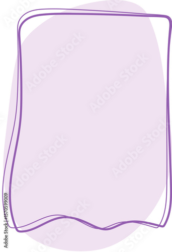 Light Purple Space Board with Lines