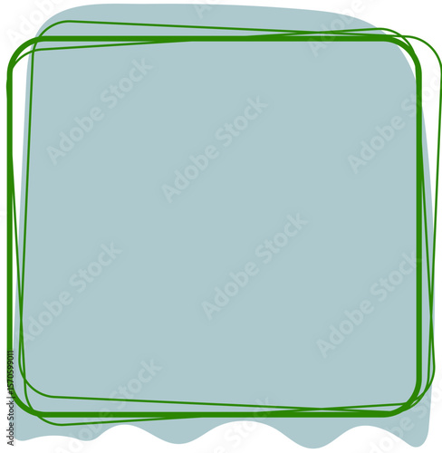 Blank Space Board with Green Lines