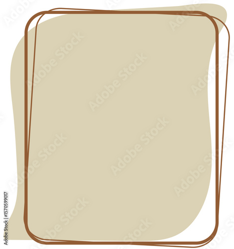 Brown Paper with frame lines