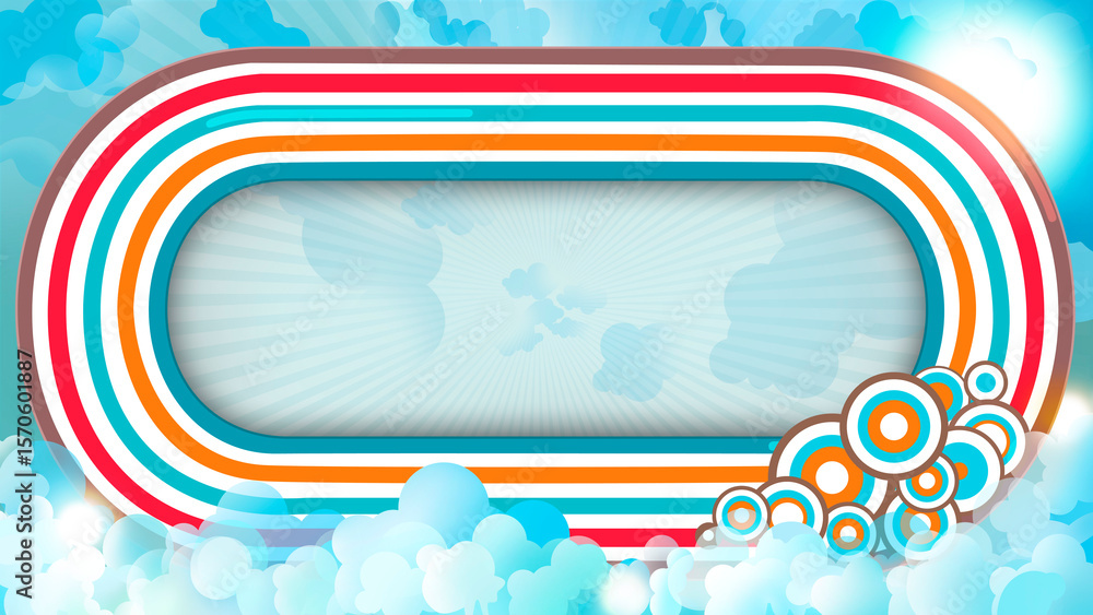 Obraz premium abstract retro background