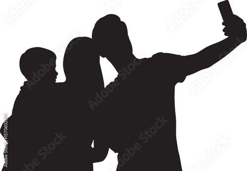 Romantic Couple Kissing Silhouette: Love, Affection, and Intimacy Vector