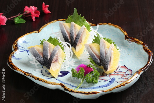 Canvas Print food, japanese cuisine, delicious, dace sashimi