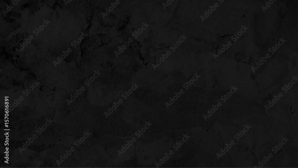 Fototapeta premium Black Grunge Peeling Painted Concrete Wall Texture Background.