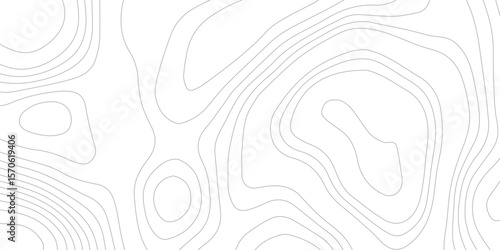 Abstract Transparent PNG Topographic Map with Soft Wavy Line Patterns on a White Background, Created for High-End Design Projects Focused on Geospatial Mapping, Professional Visual Communication"
