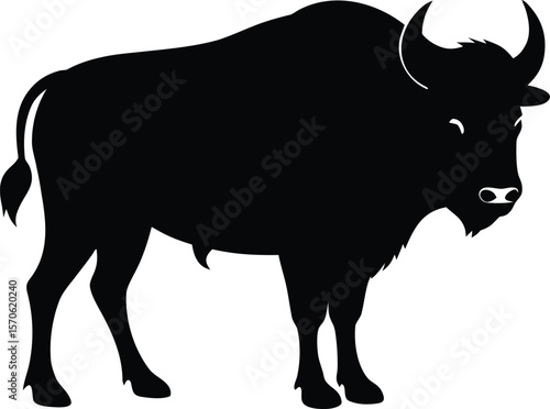 Buffalo vector silhouette