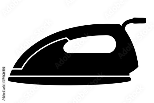 Black Iron Silhouette, Laundry and Household Appliance