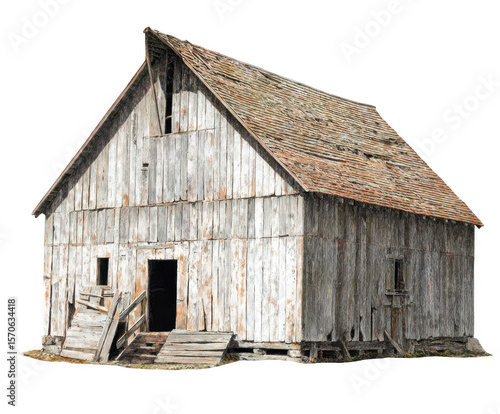 Old Barn in Rural Setting