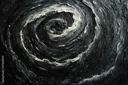 Wallpaper Mural Explore Abstract Vortex Painting with Fluid Dark Art and Textured Strokes Torontodigital.ca