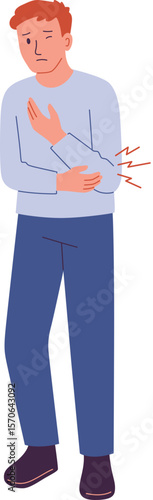Man in Pain Elbow

