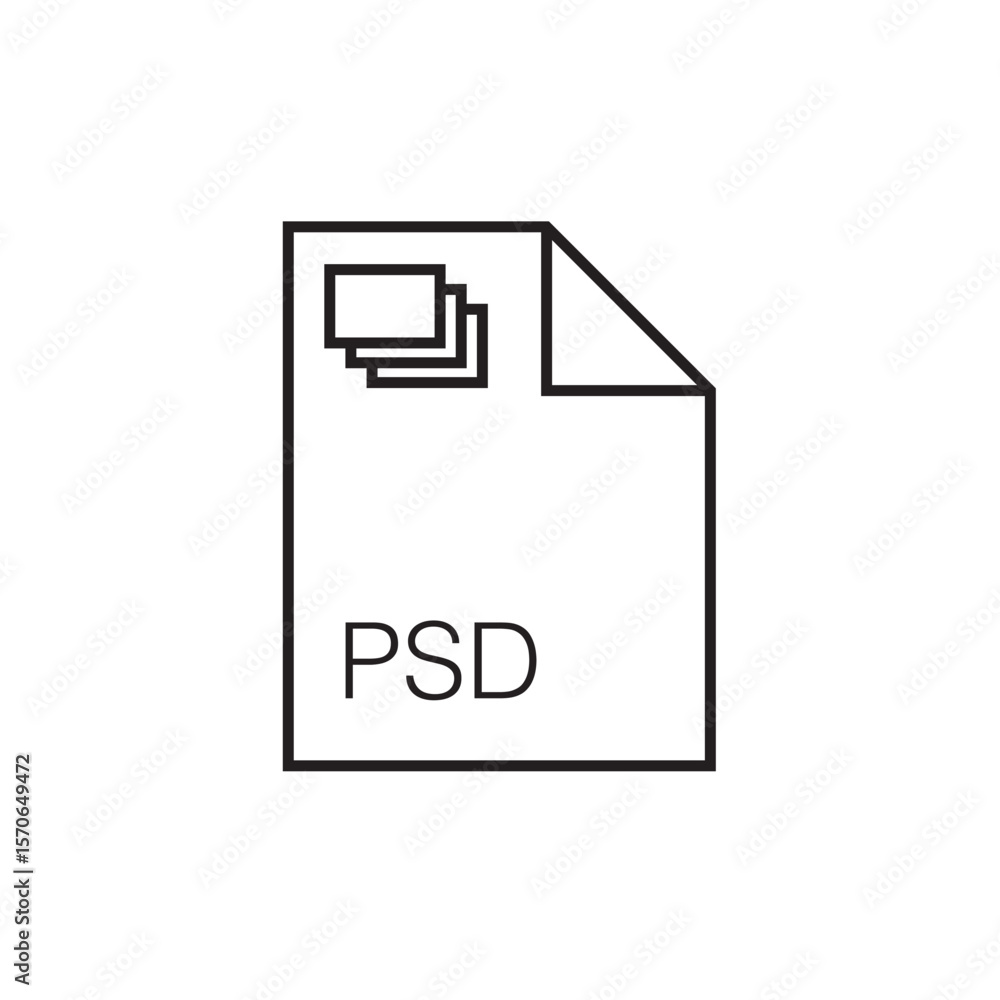 psd file extension icon outline editable stroke eps psd file extension icon outline editable stroke eps