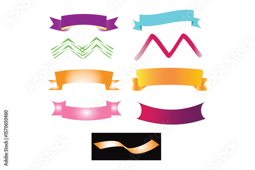 colorful ribbon , colorful bow