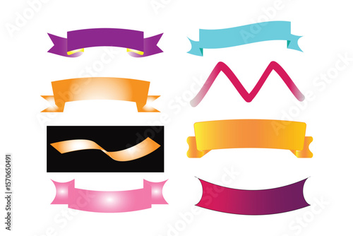 colorful ribbon , colorful bow