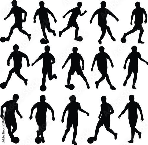 Sport and athlete black silhouette design. sport games collection.