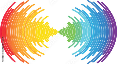 Sound wave. Radial music equalizer pattern. Circle spectrum graphic. Round abstract graphic beat. Frequency voice effect.beat, burst, effect, explosion, graph, graphic, music, ray, ripple, round, 