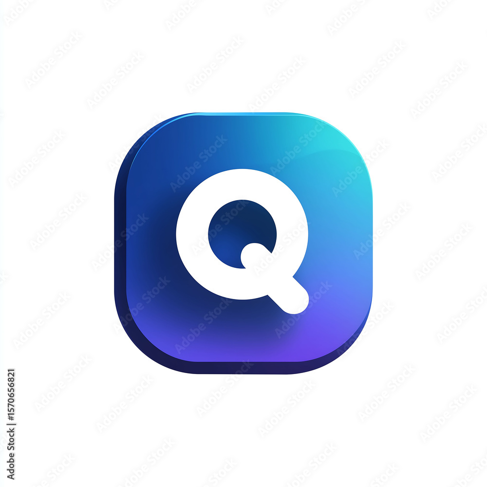 Fototapeta premium Logo design for Questions for Friends mobile app