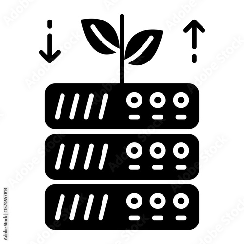 A unique design of server growth