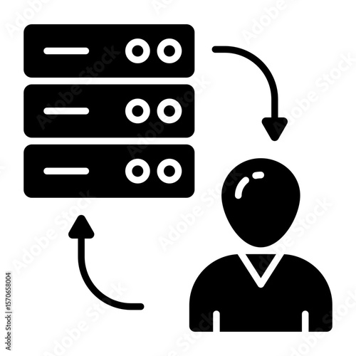An icon design of server manager