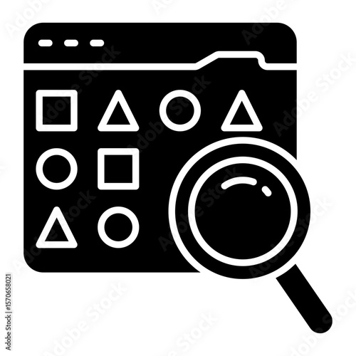 Modern design icon of chat bug