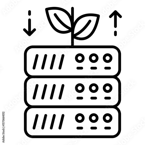 A unique design of server growth
