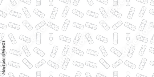 医療アイコンのシームレスパターン・背景素材
Modern Seamless Background Pattern Featuring Medical Icons and Healthcare Equipment in Flat Vector Design