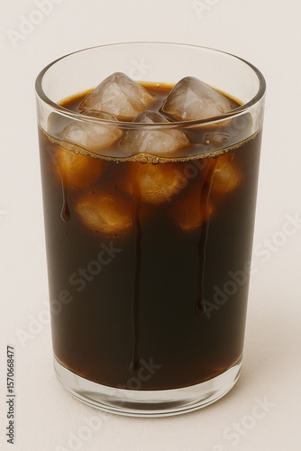 Dripping Cold Brew Isolated on White