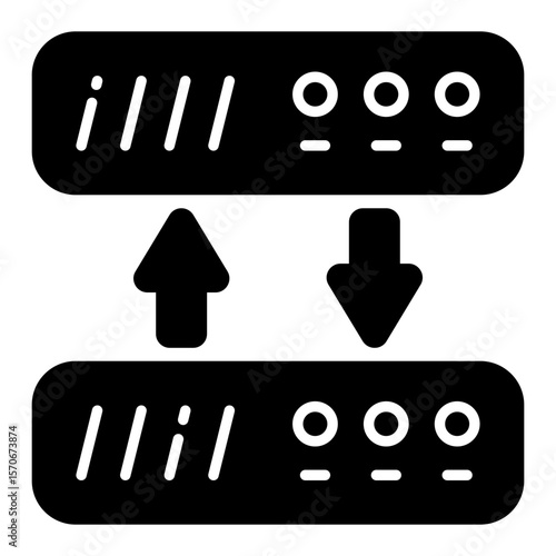 An icon design of server transfer