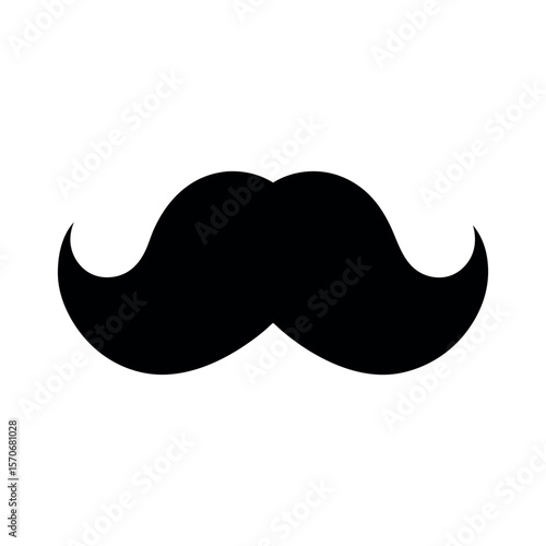 Green Mustache Icon  