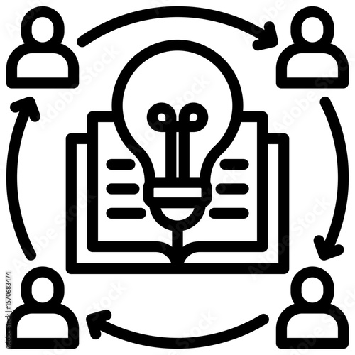 Knowledge Sharing Icon