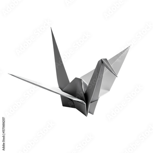 Elegant Origami Crane: A Symbol of Peace and Hope