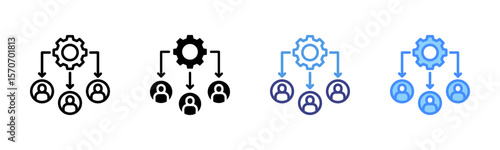 Resource Allocation Icon