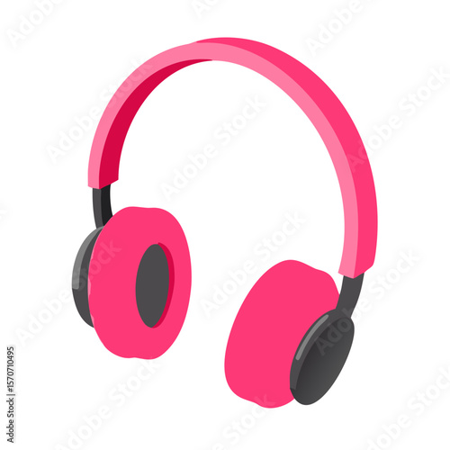 headphones isolated on white background