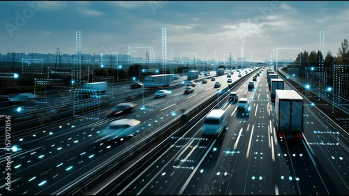 Digital Freight System on Busy Highway with Advanced Technology