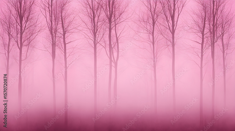 Fototapeta premium fog in the forest
