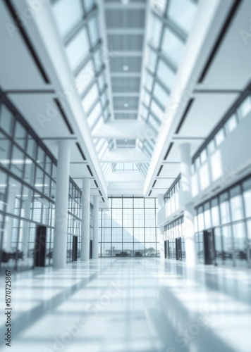 Blurred white office background Empty room interior design architecture blank design room striking structures clean lines geometric shapes dramatic angles play of light and shadow capturing 