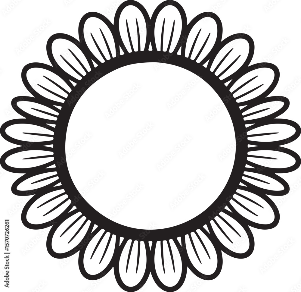 Sunflower Circle Frame SVG Bundle | Floral Wreath Silhouette Clipart for Cricut & Laser Cut Projects Sunflower Circle Frame SVG Bundle | Floral Wreath Silhouette Clipart for Cricut & Laser Cut Projects