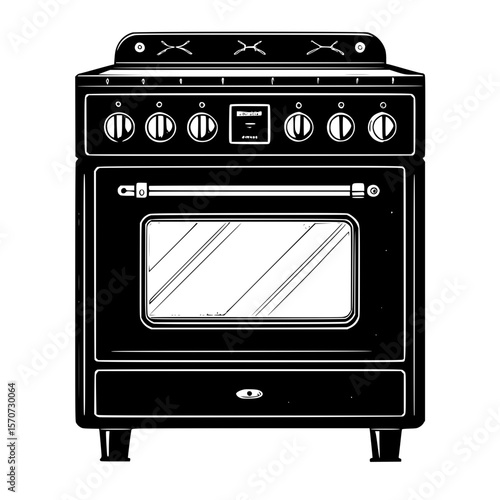 modern kitchen stove