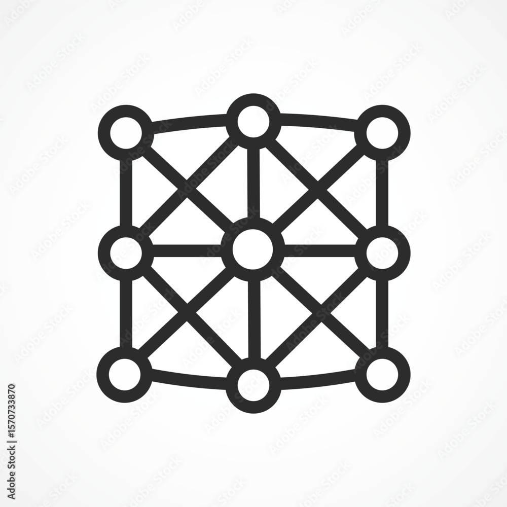 Deep Learning Layers Icon in white background – Neural Architecture Technology outline icon, Vector sign. Symbol, logo illustration. Vector graphics for Presentation and other Deep Learning Layers Icon in white background – Neural Architecture Technology outline icon, Vector sign. Symbol, logo illustration. Vector graphics for Presentation and other
