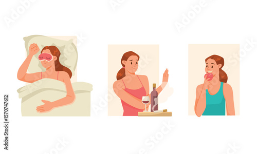 SelfCare Routine Focusing on Relaxation and Pampering with Various Techniques and Methods