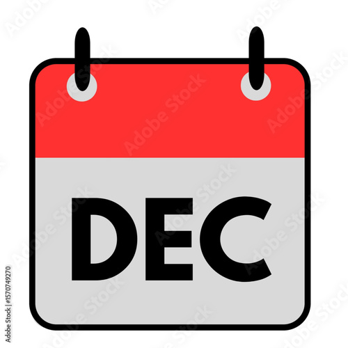december calendar date icon month icon note.eps