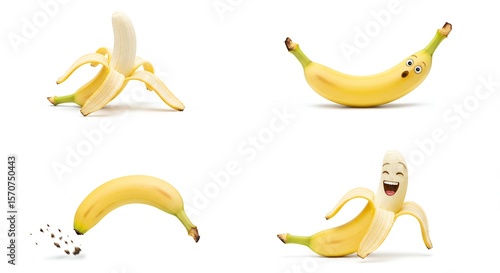 Banana images with funny expressions