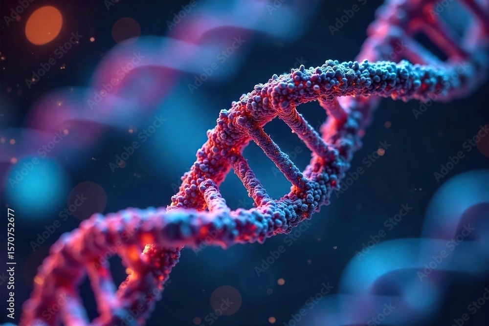 Futuristic Genetic Engineering Close-up of DNA Manipulation with Advanced Technology Futuristic Genetic Engineering Close-up of DNA Manipulation with Advanced Technology