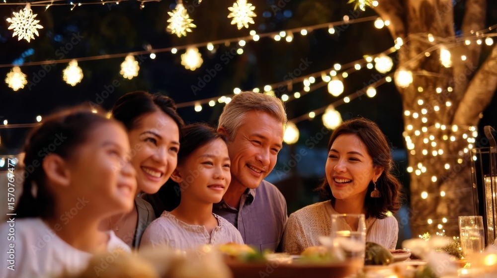 Fototapeta premium Celebrate the Season of Giving with Family and Friends in the Philippines.