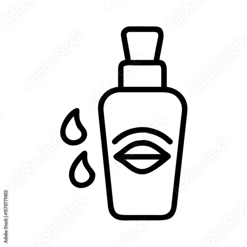 Makeup remover bottle for cleansing