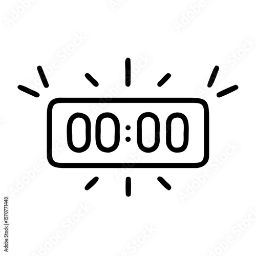 New Year's Eve countdown timer 00:00