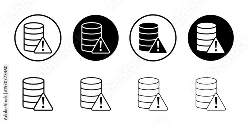 Data loss icon simple vector isolated symbol
