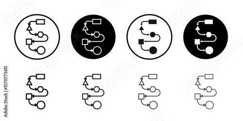 Dependency icon simple vector isolated symbol
