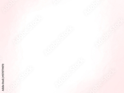 水彩風の柔らかで淡いパステルピンクのグラデーションフレーム