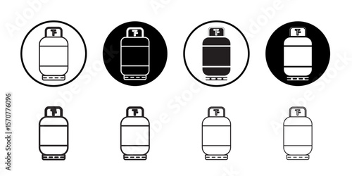 LPG icon simple vector isolated symbol