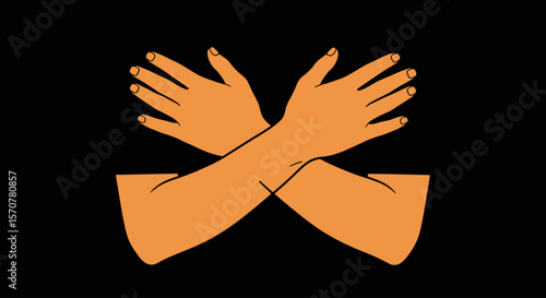 Crossed Arms Gesture: Defiance and Solidarity Symbol