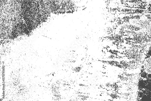 Grunge overlay effect with scratched surface vector texture. Vintage punk brutalist background for poster, zine, album, t-shirt designs.